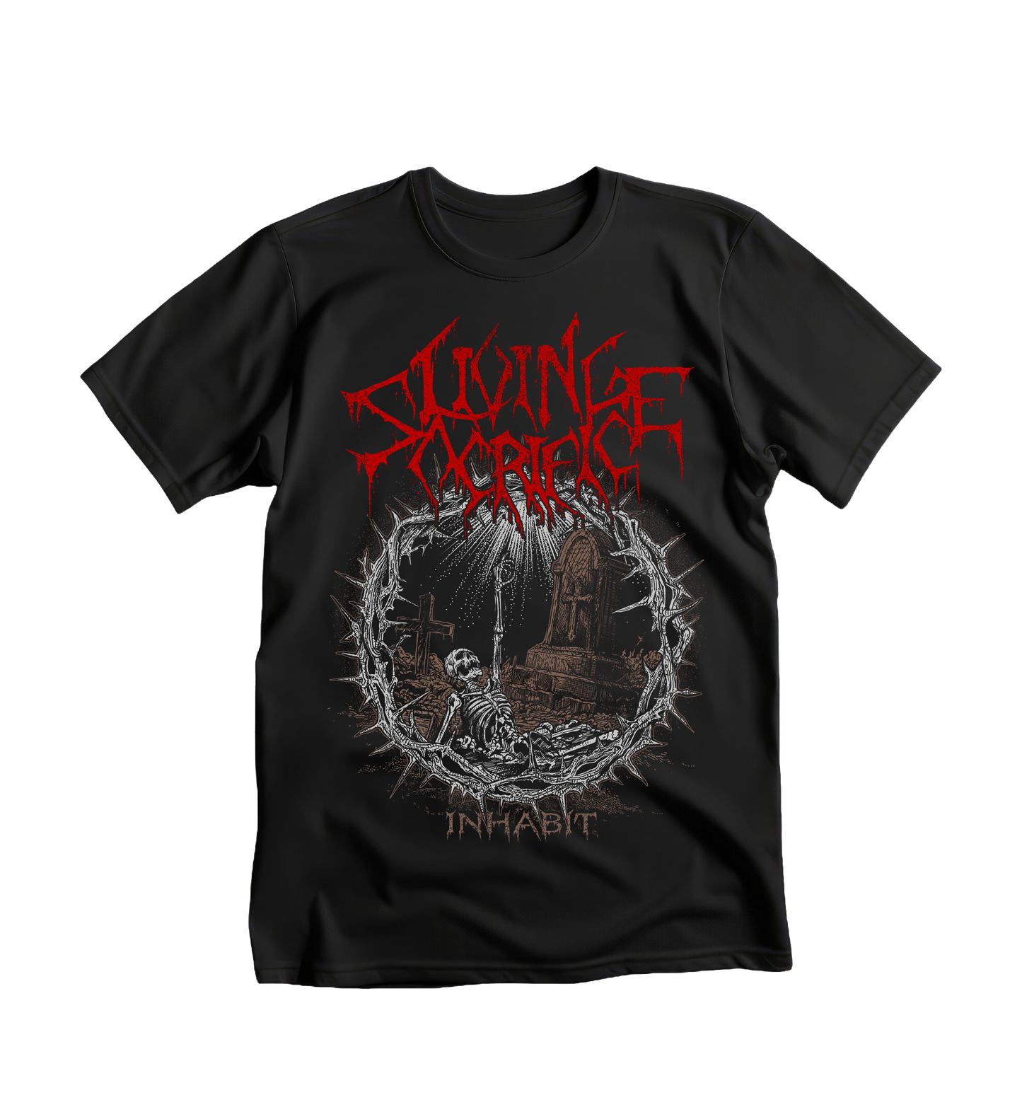 Inhabit From The Grave Tee