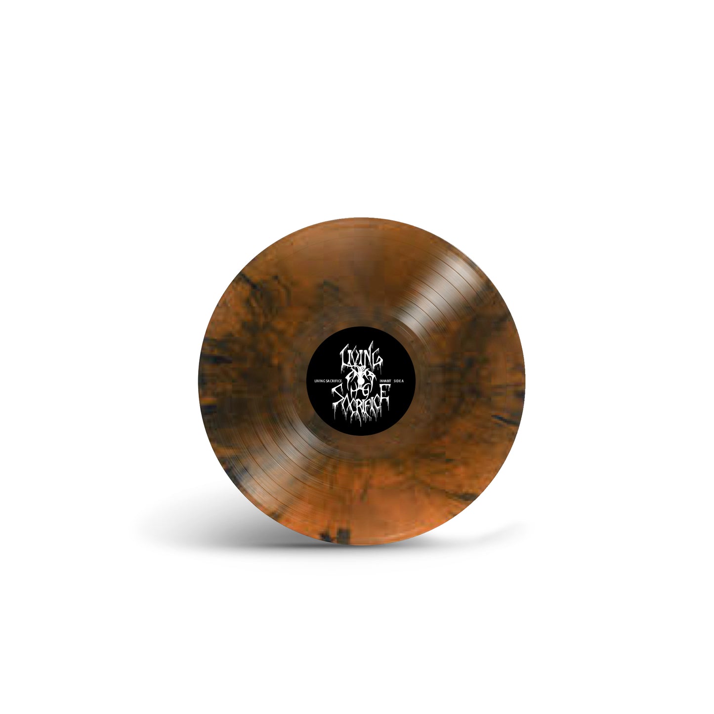Living Sacrifice - Inhabit Vinyl Orange Black Swirl (PREORDER)