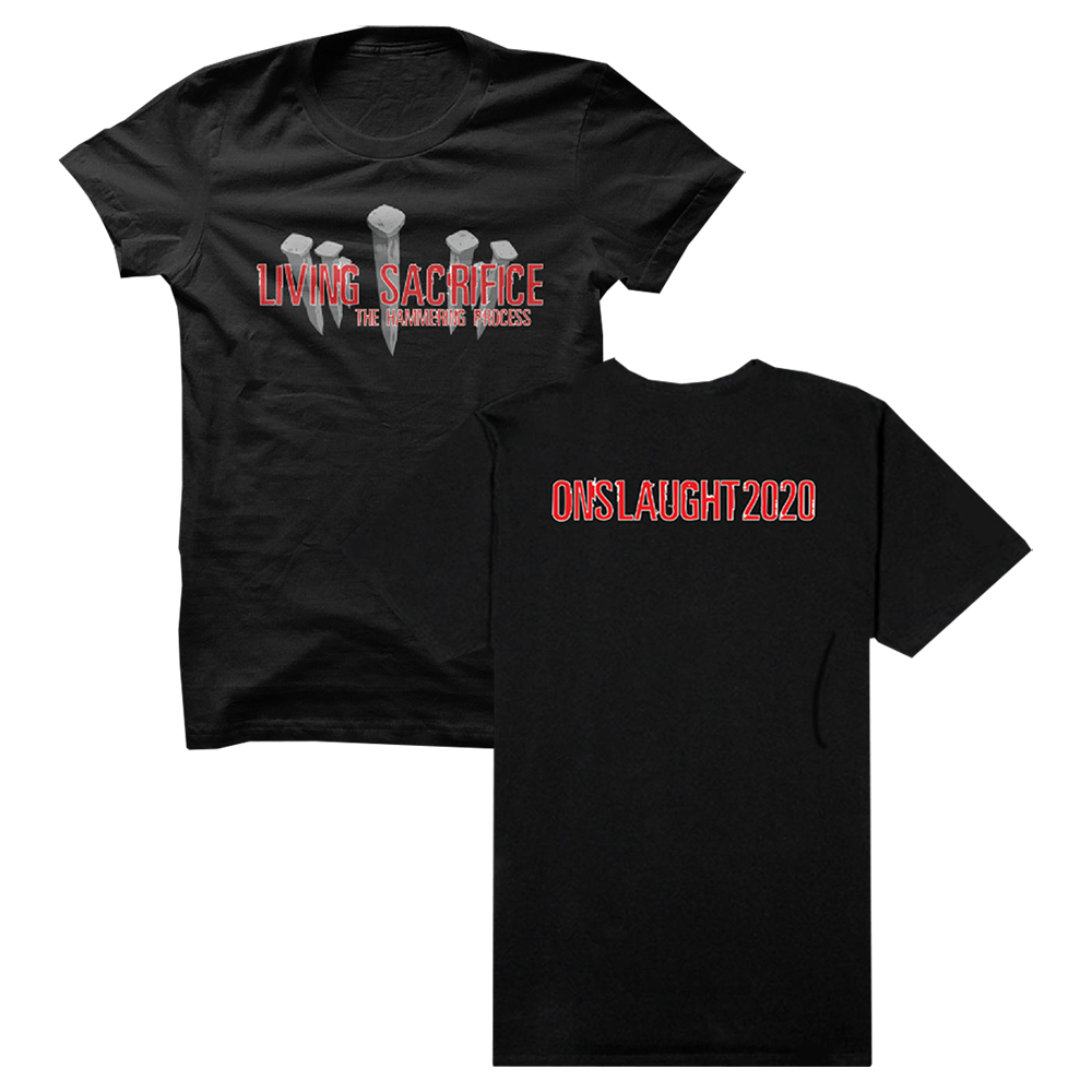 Living Sacrifice - Hammering Process Tee.