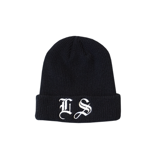 LS Embroidered Cuff Beanie