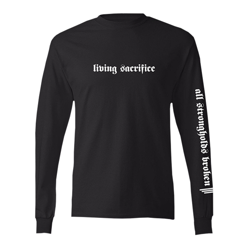 Strongholds Long Sleeve White Print